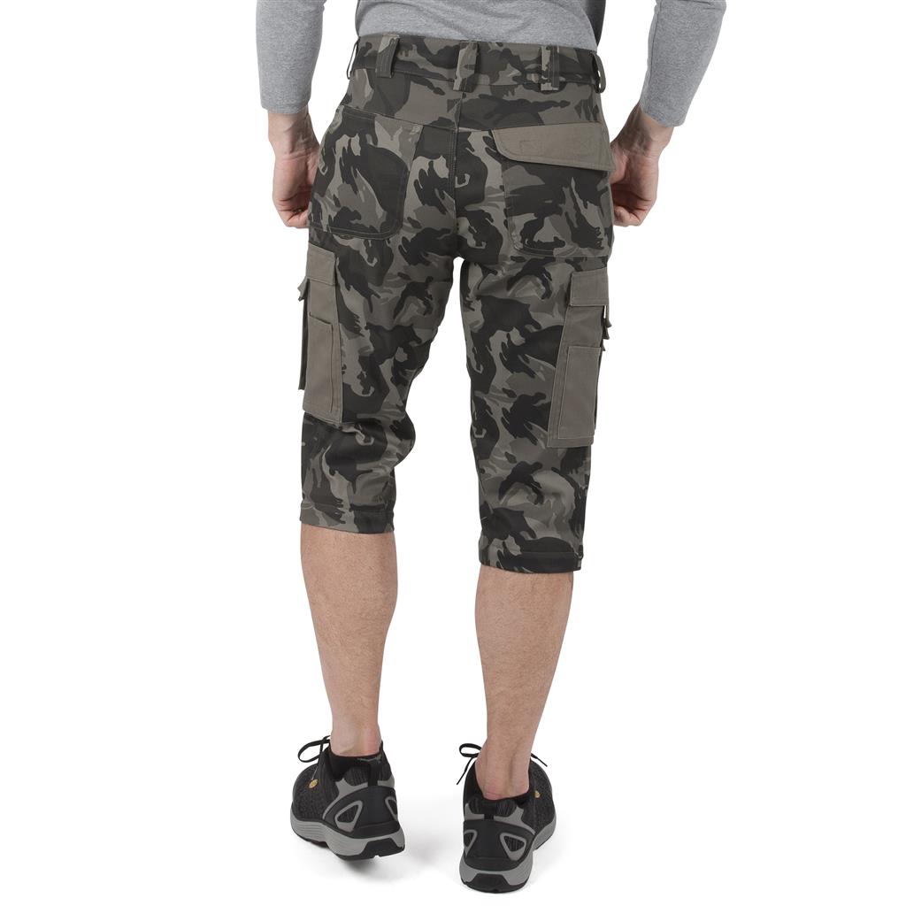 DURADRIVE MEN'S COMPASS CONVERTIBLE CARGO PANTS RED LABEL- CAMO